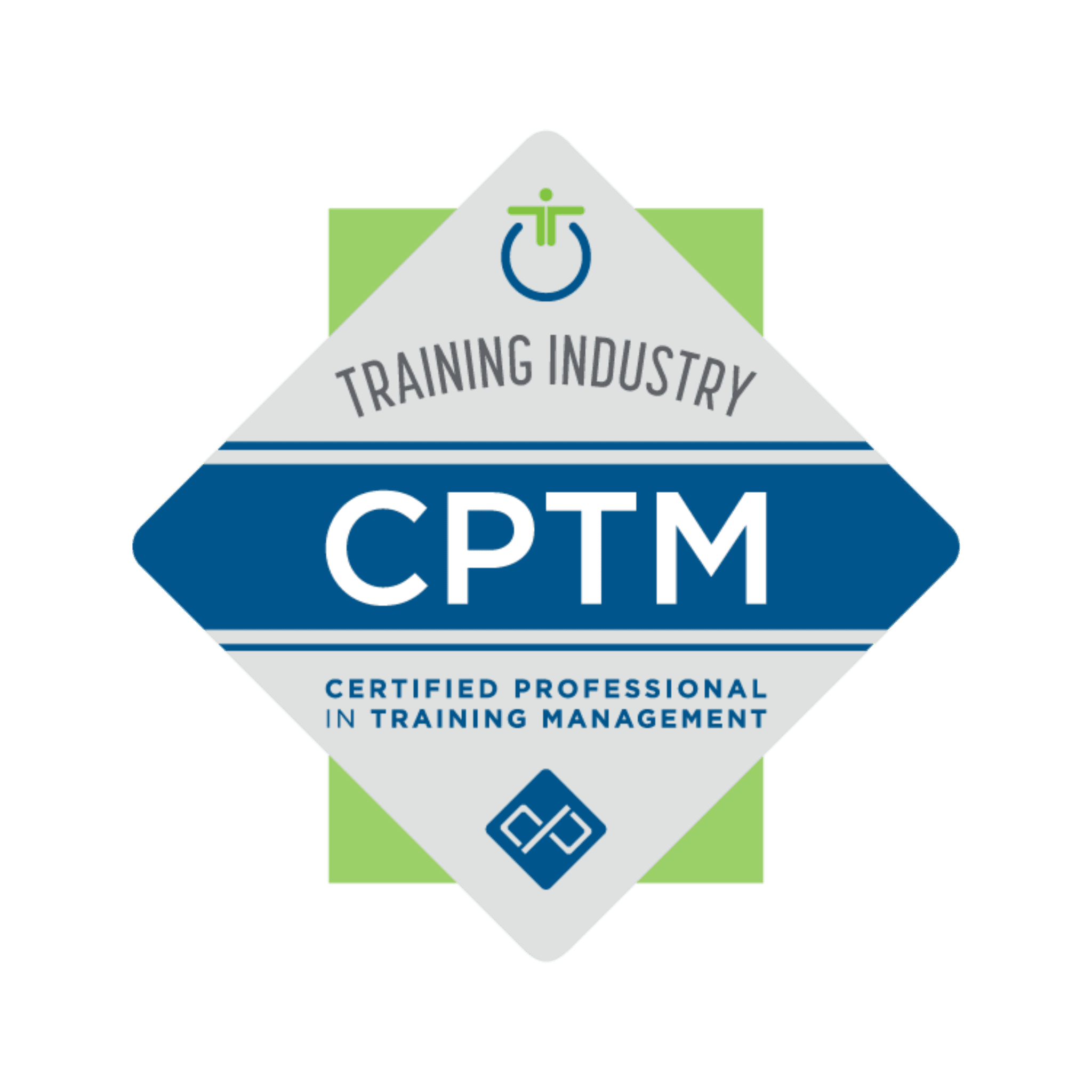 Certified Professional in Training Management credential badge