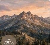 Mountain ridge at sunrise for Wildbrush Collective's Rooted Manager Launch program